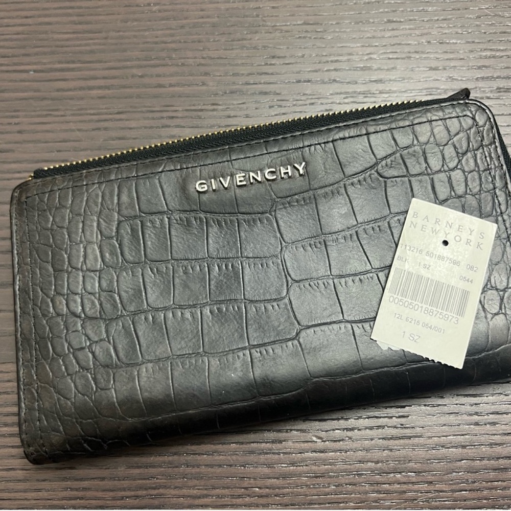 Givenchy croc wallet